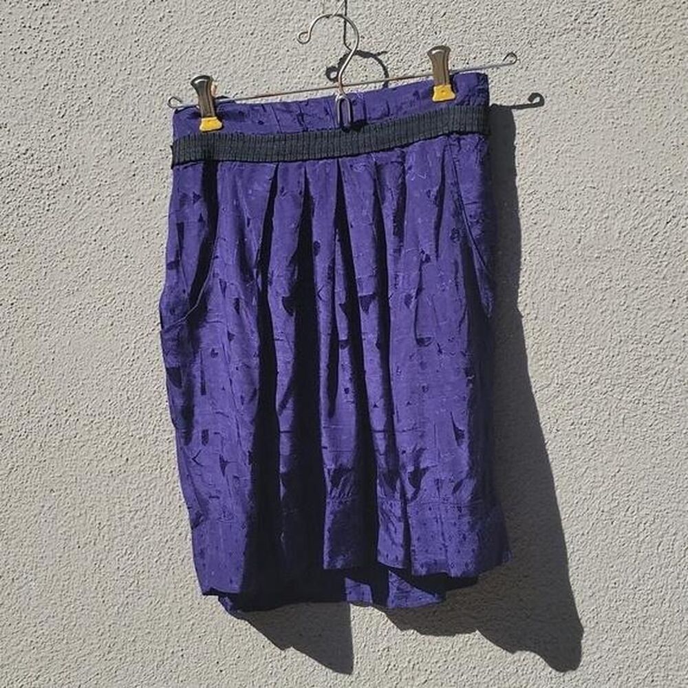 Staring at Stars Women's Blue and Purple Bubble hem Skirt